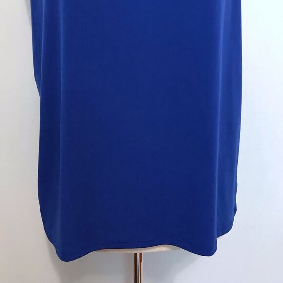 Michael Kors NWT Royal Blue Sleeveless Blouse Women XL - Picture 3 of 11